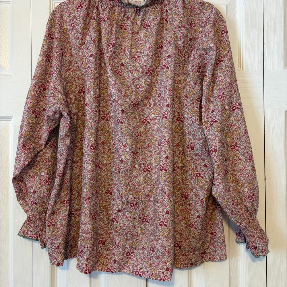 Baybala Floral Button-Up Blouse - Picture 2 of 2